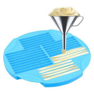 Silicone Forms Finger Shape Biscuit Molds Chocolate Stick Cooking Long Strip Cookie Baking Tray DIY Chocolate Mould Kitchen Tool244c