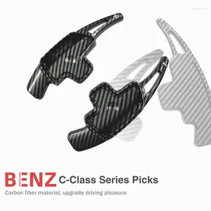 Akcesoria wewnętrzne 2PCS Włókno Włókno samochodu kierownicy Paddle Paddle Shifters rozszerzone dla Mercedes Benz E Klasa W213 2024