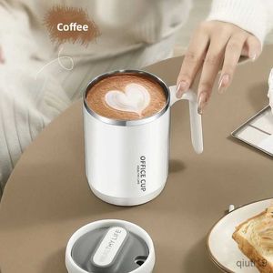 Thermoskannen 1pc 500ml Kreative PP Liner Trinkbecher Tragbare Büro Große Kapazität Abgedeckt Milch Kaffee Tasse Geschenk Für küche Reise Inländischen