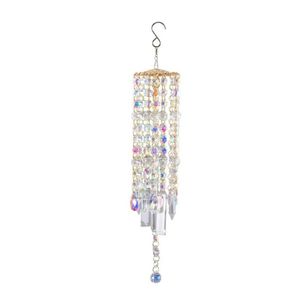 Garden Decorations Crystal Wind Chime Chandelier Colof Prisms Sun Catcher Sparkle Pendant Garden Decoration Rainbow Maker Colorf Beads Dhhfa