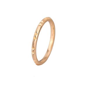 tiff ring Designer Luxury fashion Women Original Quality Band Rings T Familys New Roman Digital Index Finger Ring for V Gold Simple ins Fashion Light High Edition