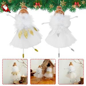 Christmas Decorations Ballet Girl Pendant Decoration Supplies Plush Angel Tree Creative Xmas 2024