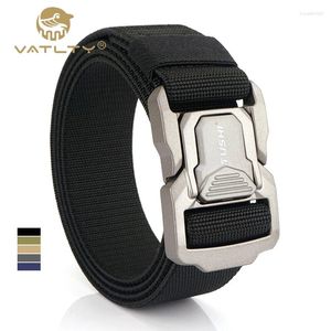 Belts VATLTY 2024 Elastic Belt For Men Aluminum Alloy Quick Release Buckle Unisex Hiking Military Tactical Stretch Girdle