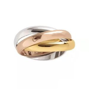 Pierścienie zespołowe moda 3 w 1 Pierścień designerski Wysokiej jakości 316L Pierścienie ze stali nierdzewnej biżuteria dla mężczyzn i pierścień biżuterii dostawy DHM1J