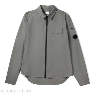 CP Companies Mens Jacket Coat One Lens Lapel Shirt Jackets Garment Dyed Utility Overshirt Outdoor Men Cardigan Outerwear Clothe CP Companies 874
