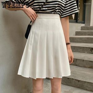 Skirts WTEMPO Women High Waist Summer Preppy Style Harajuku Y2K Pleated Streetwear School Uniform Casual Girl's