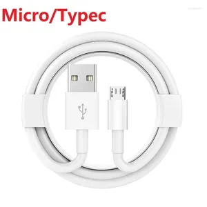 10pcs/działka 1m 3ft USB-C Micro V8 5pin USB kabel ładujący dla Samsung S6 S7 S10 S20 Xiaomi Huawei Fast Charge Cable