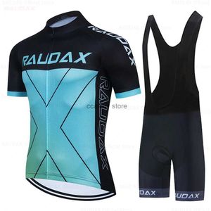 Homens Tracksuits Ciclismo Jersey Set 2023 TeamSummer Bicyc Roupas Bicicleta Roupas Homens Mountain Sports SuitH2421