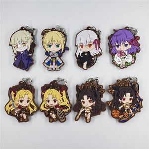 Schlüsselanhänger Ankunft Fate/Grand Order/Fate Apocrypha Original japanische Anime-Figur Gummi-Handyanhänger/Schlüsselanhänger/Armband