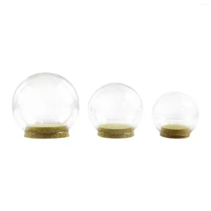 Bottles Cork Base Display Display Discoration Tabletop Tabletop Stand Glass Dome