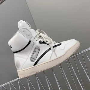 New trainers High Tops shoe White sports shoes Real leather white Pink blue letters Fall fashion platform women 36-40 best version