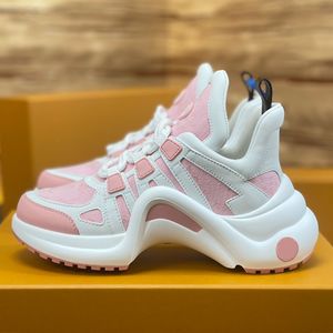 Archlight Sneakers Designer Sneaker Training Damen Luxus Rush Schuhe Outdoor Berühmte Marke Freizeitschuhe Plattform Kalbsleder Rosa Lila Wellenförmige Außensohle