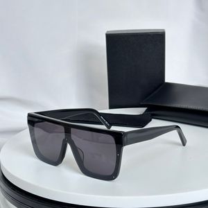 نظارة شمسية شقة أعلى مستطيلات أسود رمادي العدسات رمادية نساء ظلال سوننبرل ظلال شمس غافاس دي سول UV400 مع مربع