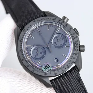 Speed ​​Master Dark Side of the MO på 311.92.44.51.01.005 AAAAA 5A Kvalitet 1: 1 Superclone Watches 44mm Men Automatic Chronograph 9300 Movement With Gift Box Jason007 Watch