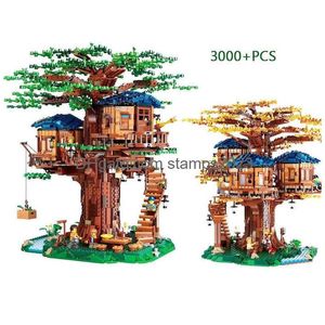 Party Favor In Stock 21318 Tree House The Biggest Ideas Model 3000Addpcs Inges Building Blocks Bricks Kids Educational Toys Gifts T191 Dhs76