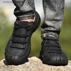 Roller Schuhe Im Freien Casual Männer Schuhe Rindsleder Mann Flache Schuhe Männliche Turnschuhe Schuhe Wasserdichte Trekking Bequeme Schnürschuhe Q240201