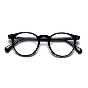 Óculos ópticos para homens mulheres retro designer NN-111 moda folha de metal óculos quadro elasticidade detalhada estilo oval placa de lente de luz anti-azul com caixa