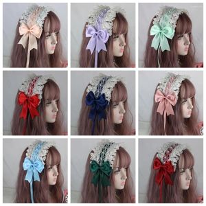 Party Supplies Sweet Sweet Hair Hoop Anime Maid Cosplay pannband Lolita spetsblommor Huvudbonader Tillbehör