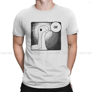 Men's T Shirts Nessie OK Apex Legends Men Shirt Cotton Gothic Crewneck Tee Harajuku Short Sleeve