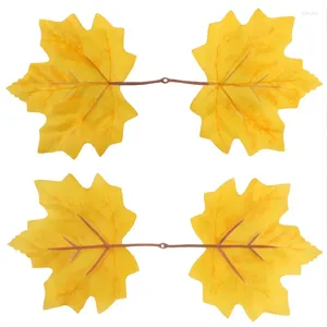 Decorative Flowers Artificial Plants Leaf For Wedding Home Garland Bedroom Wall Decorations Holiday Year Christmas Ornaments Wreath DIY