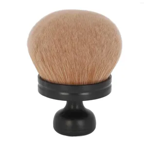 Makeup Sponges Loose Powder Brush Soft Uniform Distribution Mushroom Head Skin Friendly Plastic Handle Fiber Bristles For Home