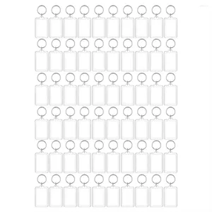 Anahtarlıklar Akrilik PO Frame-Keyling Resim Snap-In Kişiselleştirilmiş Ekleme PO-Akrilik Net Boş Anahtarlama Anahtarlık