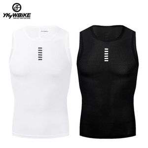 Ykywbike Men Cycling Base Layer Vest Summer Ride Jersey MTB Bike Bicycle Mesh Underwear Cycle Clothing 240123