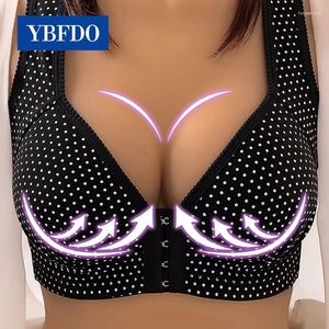 BHs YBFDO Nahtlose Sexy BH für Frauen Mode Push Up Wire Free Dessous Full Cup Bralette Baumwolle Unterwäsche Brassiere vorne