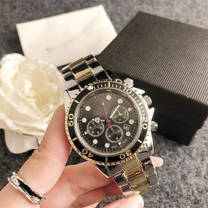 Man Three Eyes Designer Watch Woman Full Stainless Steel 40mm with Box with Automatic Movement CasuareWatch