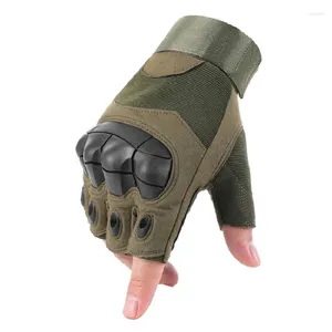 Radfahren Handschuhe Touchscreen Armee Militärische Taktische Männer Paintball Schießen Kampf Sport Fahrrad Harte Knuckle Half Finger