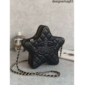 24C early spring series star chain bag crossbody shoulder full of designer feel intellectual elegance high-end color matching and embossed double cute