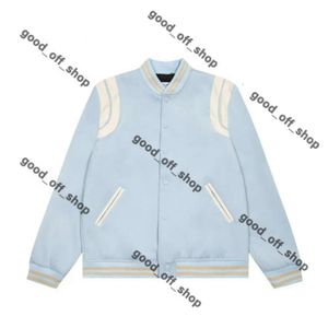 Teknisk fleece jacka designer kappa enhetlig sömnad huva ySl yvess saint laurents high street par mens hiphop klassisk retro baseball färg casual yls yslss cp