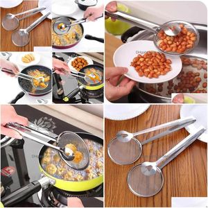 Fruktgrönsaksverktyg Kök Tillbehör Franska Fry Food Sile Scoop Colander Drain Gadgets för tillbehör Hem Drop Delivery G Dhunk