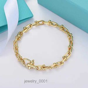 18K gold double u shape charm bracelet for women luxury brand S925 silver plated horse shoes designer OL style bangle bracelets party wedding nice jewelry 2G3W