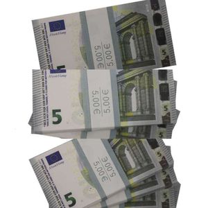 Реквизит, копия денег, игрушка, вечерние евро, реалистичные поддельные банкноты Великобритании, бумажные деньги, двусторонние, высокое качество1HI2VAZH