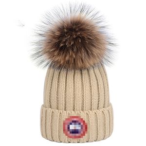 Nytt mode populärt stickat hatt lyxig mössa mössa vinter unisex broderade ull blandade hattar g-2 m-1