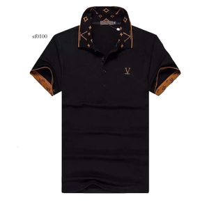 2024 gucc polo camisa SL Designer Stripe Polo Shirt Camisetas Snake Polos Bee Floral Mens High Street Fashion Horse Polo Luxury T-shirt # g-g