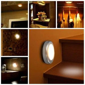 Luci notturne Sensore di movimento Luce LED Lampada di emergenza ricaricabile USB Cucina Camera da letto Armadio Armadio wireless