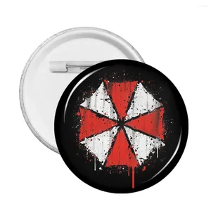 Brooches Umbrella Corporation Evil Corp Pins Creative Brooch Jewelry Decor Metal Pin Badge Girl Child Broche Button Clothes Gift