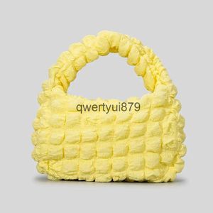 Axelväskor Fasion Ruced Obos Women and Bags Designer quiltad vadderad liten tygväska mjuk nylon puffy purses casual bubbla kvinnligh2421