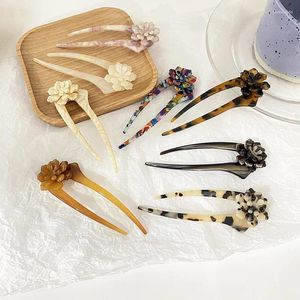 Hårklipp kinesisk stil hårnål för kvinnor vintage stick gaffel trendiga tillbehör klipp 2024 smycken