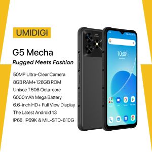 UMIDIGI G5 Mecha Smartphone, Android 13 ,6.6" FHD+Screen, 8GB 128GB, 50MP Camera,6000mAh 90Hz Mobile phone