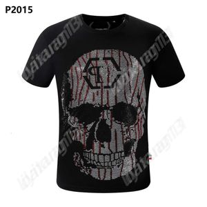 Plein Bear TシャツメンズデザイナーTシャツPlein TシャツSkull Philip Plein Man Tシャツクラシック高品質のヒップホップPlein Philip 8540