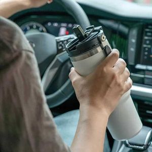 Thermos Tyeso Tazza da caffè in acciaio inossidabile Tazza termica fredda e calda a doppio strato Bicchiere Thermo Bottiglia d'acqua Tazza da viaggio per auto Boccetta per vuoto