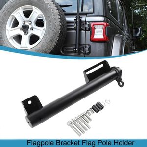 Interiörstillbehör bilflaggstång Bracket Flag Pole Holder för Jeep Wrangler BJ40 TJ JK JL Gladiator JT 1997-2024 2024 Tillbehör