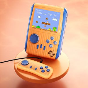 Mini console per videogiochi portatili S1 incorporati 666 giochi Lettori di giochi retrò Console di gioco Host Due ruoli Gamepad Regalo di compleanno per bambini e adulti