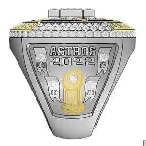 ثلاث حلقات حجرية 2021-2022 Astros World Houston Baseball Championship Ring No.