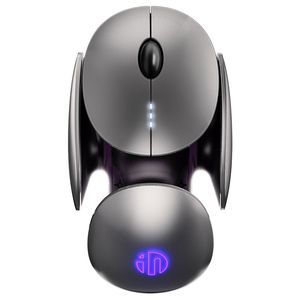 INPHIC X2 Bluetooth wireless 3 mouse da esame simulato muto ricarica silenziosa mouse luminosi per ufficio domestico e business Mouse da gioco per e-sport