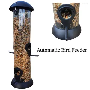 Diğer Kuş Malzemeleri Açık Bahçe Otomatik Besleyici Asılı Yüksek Kapasiteli Sincap Tahıl Konteyneri Küçük Evcil Hayvan Aksesuarları
