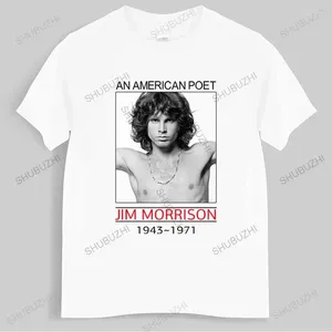 Herren T-Shirts Modemarke Shirt Herren Jim Morrison Fan T-Shirt Musik T-Shirt Unisex Teenager Coole Tops